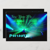 Neujahr Partaay!!Einladung Einladung (Vorne/Hinten)