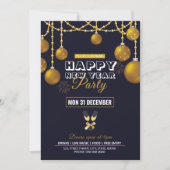 Neujahr Party Einladung Flyer (Vorderseite)