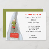 Neujahr Party Open House Einladung (Vorne/Hinten)