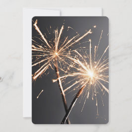 Neujahr Party Sparkler Einladung