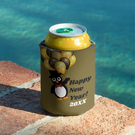Neujahr Pinguin Can Cooler Dosenkühler (In Situ Pool)