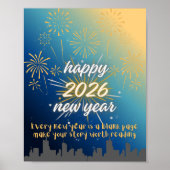 Neujahr Poster (Vorne)