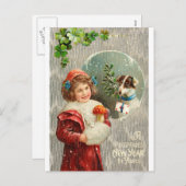 Neujahr Postkarte (Vorne/Hinten)