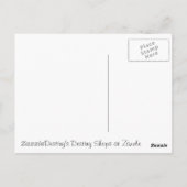 Neujahr Postkarte (Rückseite)