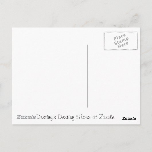 Neujahr Postkarte (Rückseite)