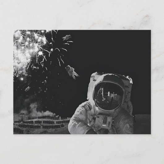 Neujahr Postkarte (Vorderseite)