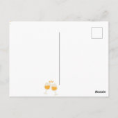 Neujahr Postkarte (Rückseite)