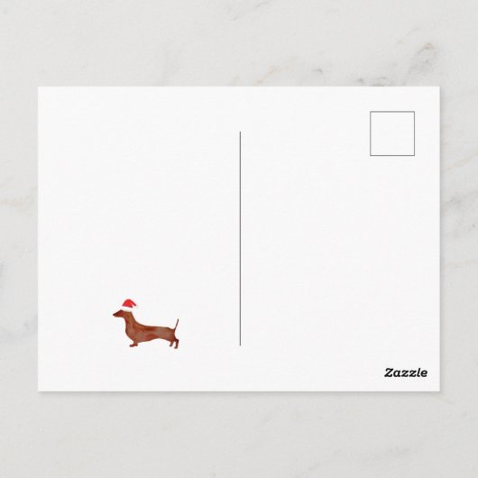 Neujahr Postkarte (Rückseite)