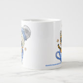 Neujahr: Riesenjumbo-Kaffeemugs - Adorable Geschen Jumbo-Tasse (Vorderseite)