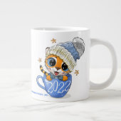 Neujahr: Riesenjumbo-Kaffeemugs - Adorable Geschen Jumbo-Tasse (Rechts)