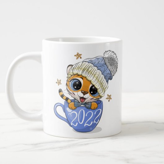 Neujahr: Riesenjumbo-Kaffeemugs - Adorable Geschen Jumbo-Tasse (Links)