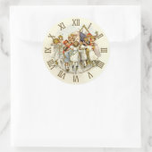 Neujahr Runder Aufkleber (Tasche)