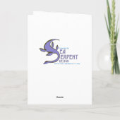 Neujahr Schlafen/Weckend Großvater Uhr Karte (Rückseite)