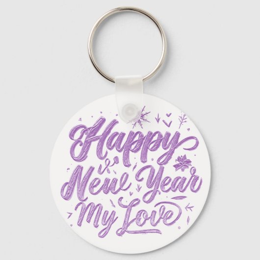 Neujahr Schlüsselanhänger (Vorderseite)