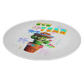 Neujahr Schneidebrett (Ecke)