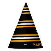 Neujahr schwarz und gelb partyhütchen (Links)