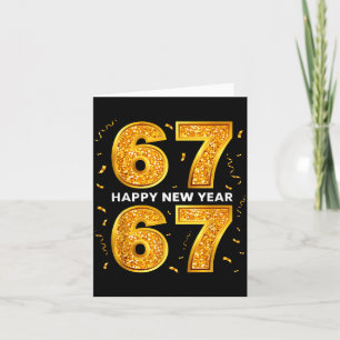 Neujahr Sechs Sieben 6 7 Meme Lustig Frohes Neues Karte