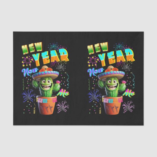 Neujahr Seidenpapier (Vorderseite)