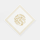 Neujahr Serviette (Ecke)