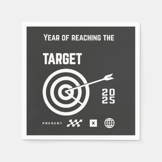 Neujahr Serviette (Vorderseite)