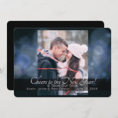 Neujahr Sparkasse Save the Date Einladung (Vorne/Hinten)