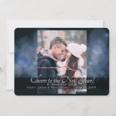 Neujahr Sparkasse Save the Date Einladung (Vorderseite)