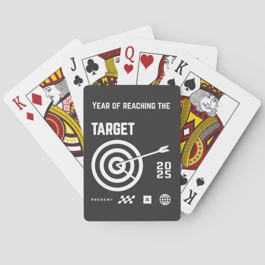 Neujahr Spielkarten (Rückseite)