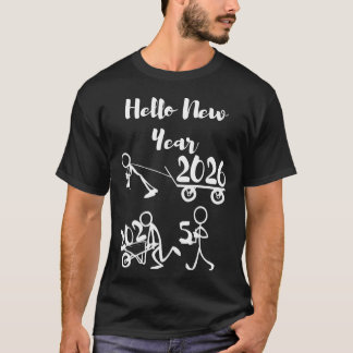 NEUJAHR T-Shirt trendy stilvoll frohe Weihnachten
