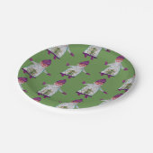 Neujahr: Teller von Custom Santa Claus (Schrägansicht)