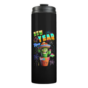 Neujahr Thermosbecher
