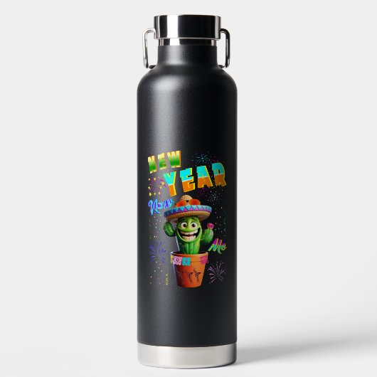 Neujahr Trinkflasche (Vorderseite)