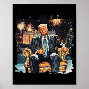 Neujahr Trump 2025 2 Poster