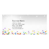 Neujahr Verkauf 2025 Sparkling Weinflaschen Rabatt Werbekarte (Hinten)