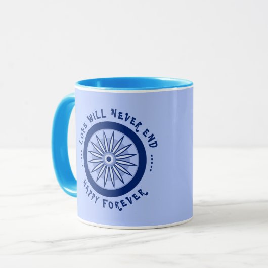 NEUJAHR, WEIHNACHTEN, GEBURTSTAG, VALENTINE, WEDD TASSE (Vorderseite Links)