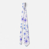 Neujahr, Weihnachten Krawatte Schneeflocken (Rückseite)