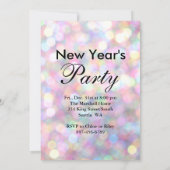 Neujahr: Zeit, Champagner zu trinken Einladung (Rückseite)