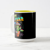 Neujahr Zweifarbige Tasse (Vorderseite Links)