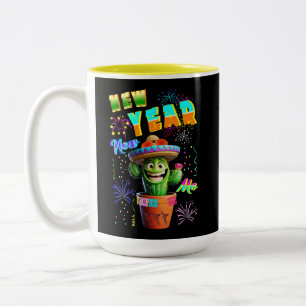 Neujahr Zweifarbige Tasse