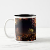 Neujahr Zweifarbige Tasse (Links)