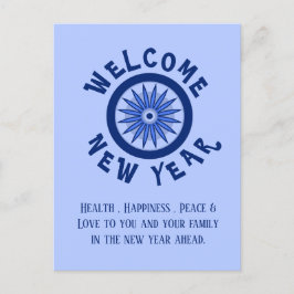 NEUJAHRE FÜR JEDEN POSTKARTE