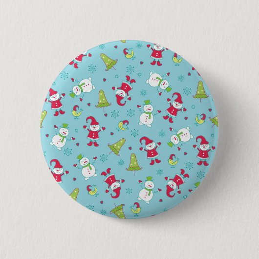 Neujahresmuster Button (Vorderseite)