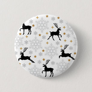 Neujahresmuster Button