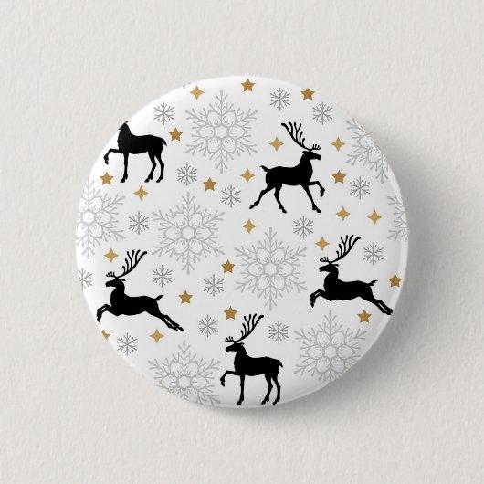 Neujahresmuster Button (Vorderseite)