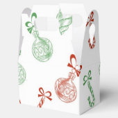 Neujahresmuster Geschenkschachtel (Geöffnet)