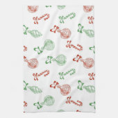 Neujahresmuster Geschirrtuch (Vertikal)