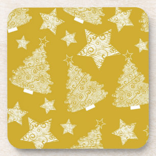 Neujahresmuster Getränkeuntersetzer