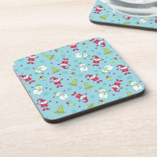 Neujahresmuster Getränkeuntersetzer (Linke Seite)