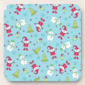 Neujahresmuster Getränkeuntersetzer (Vorderseite)