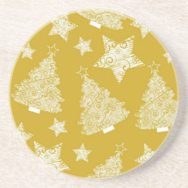 Neujahresmuster Getränkeuntersetzer