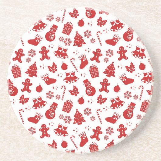 Neujahresmuster Getränkeuntersetzer (Vorne)